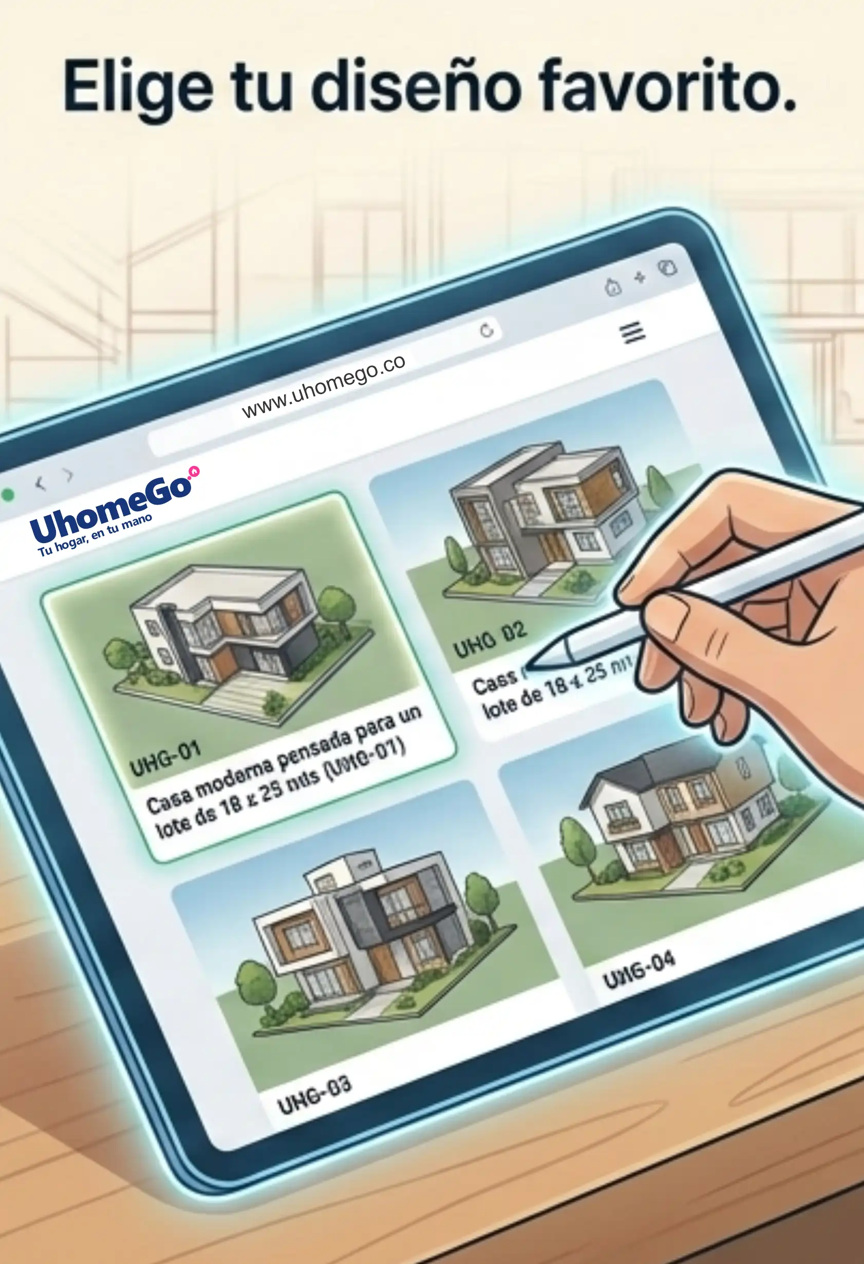 uhomego.co planos listos para construir